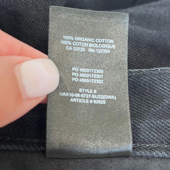 Denim Forum The Joni High Rise Loose 29L Womens Jeans Button Fly Organic Cotton - Picture 10 of 10